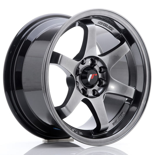 Llanta Japan Racing JR3 15x8 ET25 4x100/108 Hyper Black