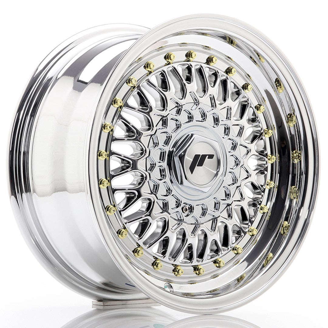 Llanta Japan Racing JR9 15x7 ET20 4x100/108 Chrome