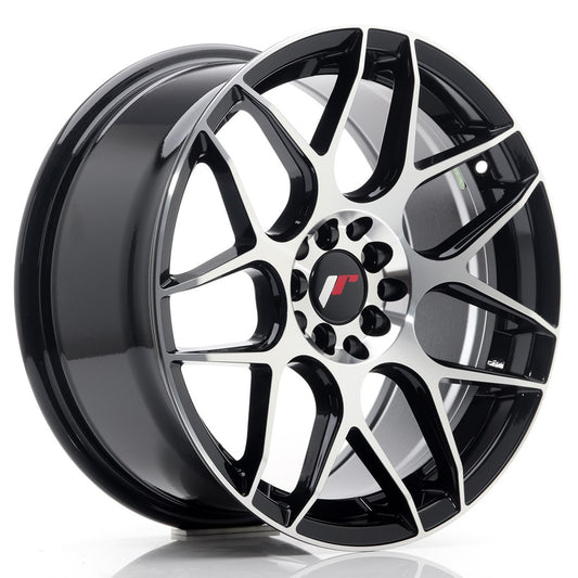 Llanta Japan Racing JR18 17x8 ET35 5x100/114 Gloss Black Machined Face