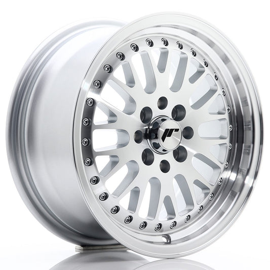 Llanta Japan Racing JR10 15x7 ET30 4x100/108 Silver Machined Face