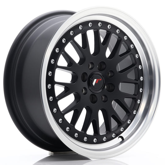 Llanta Japan Racing JR10 16x7 ET30 4x100/108 Matt Black w/ Machined Lip