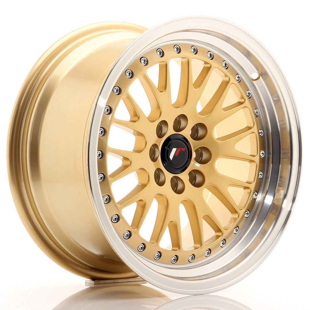 Llanta Japan Racing JR10 16x8 ET20 4x100/108 Gold w/ Machined Lip