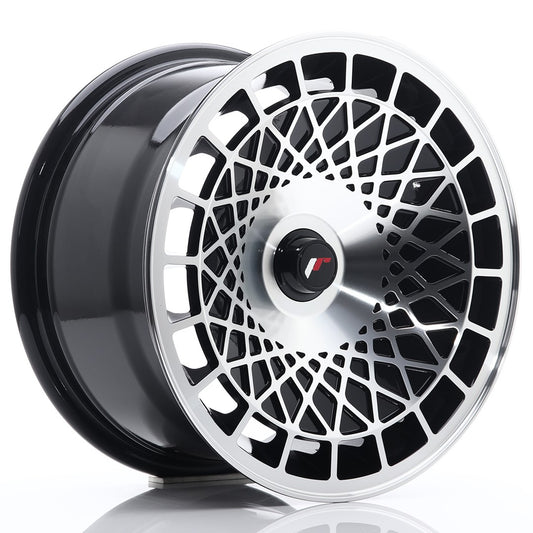 Llanta Japan Racing JR14 15x8 ET20-25 BLANK Gloss Black Machined Face