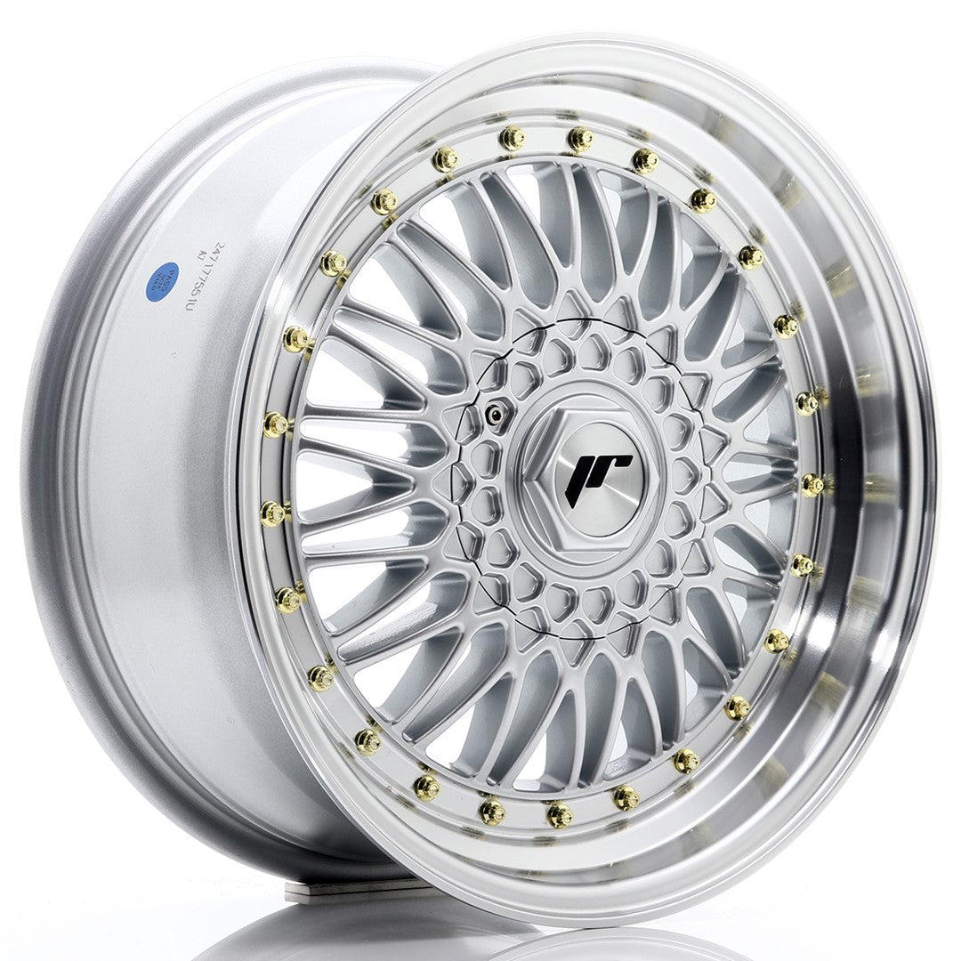 Llanta Japan Racing JR9 17x7,5 ET35 5x100/114 Silver w/ Machined Lip