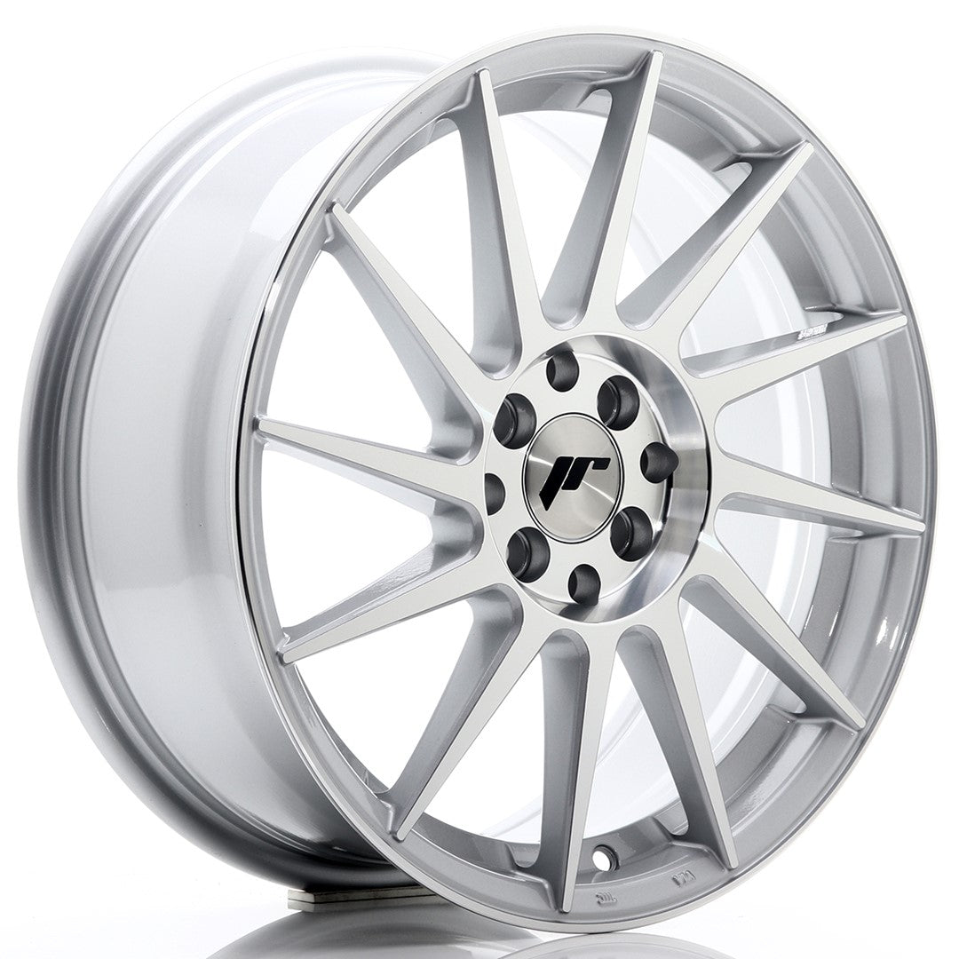Llanta Japan Racing JR22 17x7 ET25 4x100/108 Silver Machined Face