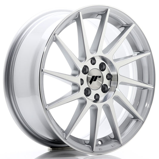 Llanta Japan Racing JR22 17x7 ET25 4x100/108 Silver Machined Face