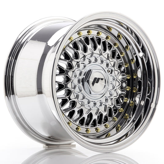 Llanta Japan Racing JR9 15x9 ET10 4x100/108 Chrome