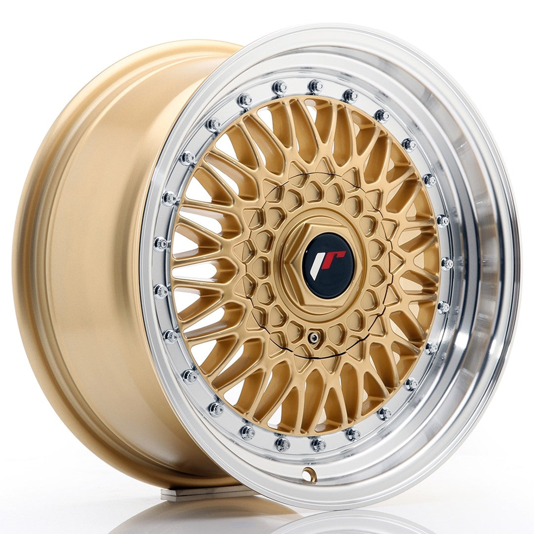 Llanta Japan Racing JR9 16x7,5 ET25 4x100/108 Gold w/ Machined Lip