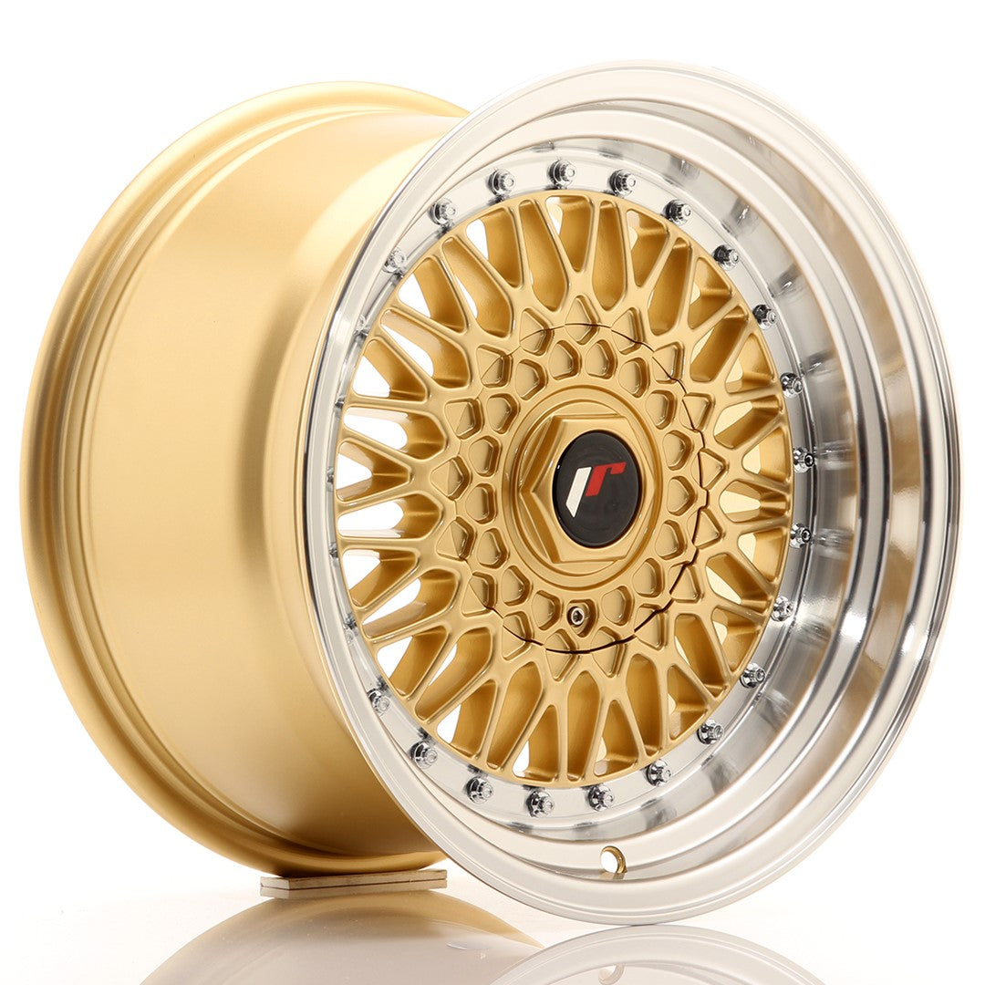Llanta Japan Racing JR9 16x9 ET20 BLANK Gold w/ Machined Lip