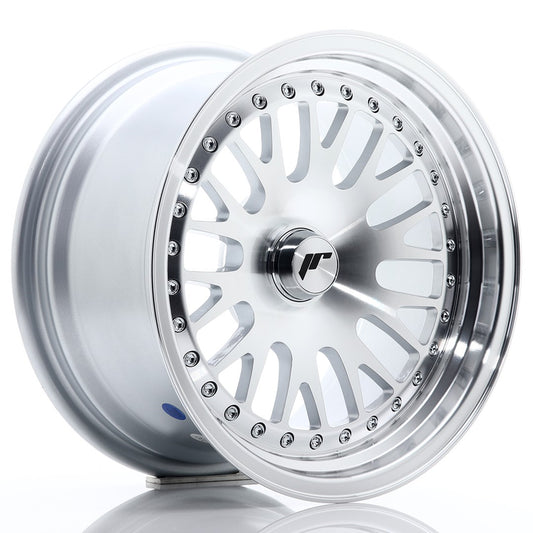 Llanta Japan Racing JR10 15x8 ET20 BLANK Silver Machined Face