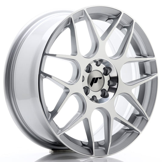 Llanta Japan Racing JR18 17x7 ET40 5x100/114 Silver Machined Face