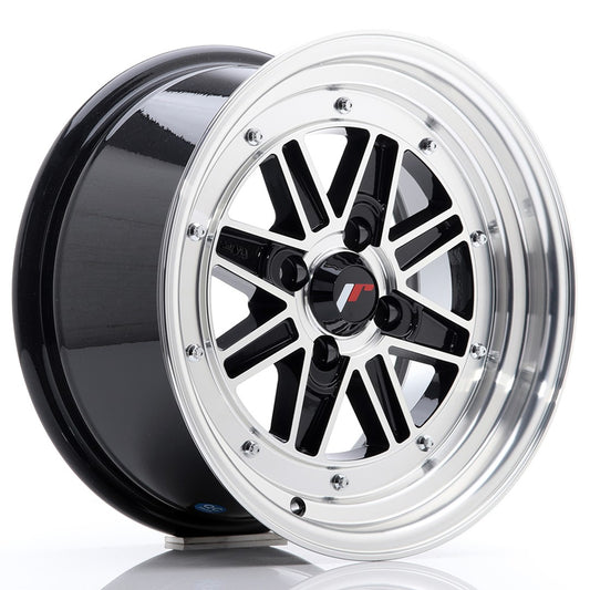 Llanta Japan Racing JR31 15x7.5 ET20 4x100 Gloss Black Machined Face