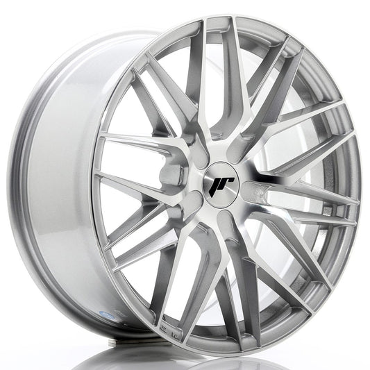 Llanta Japan Racing JR28 18x8,5 ET20-40 5H BLANK Silver Machined Face