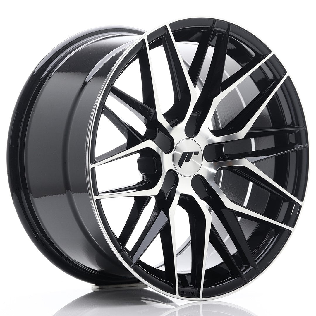 Llanta Japan Racing JR28 18x9,5 ET20-40 5H BLANK Gloss Black Machined Face