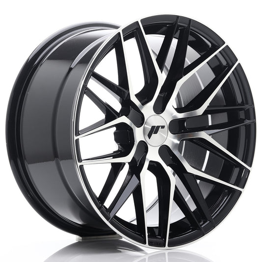 Llanta Japan Racing JR28 18x9,5 ET20-40 5H BLANK Gloss Black Machined Face