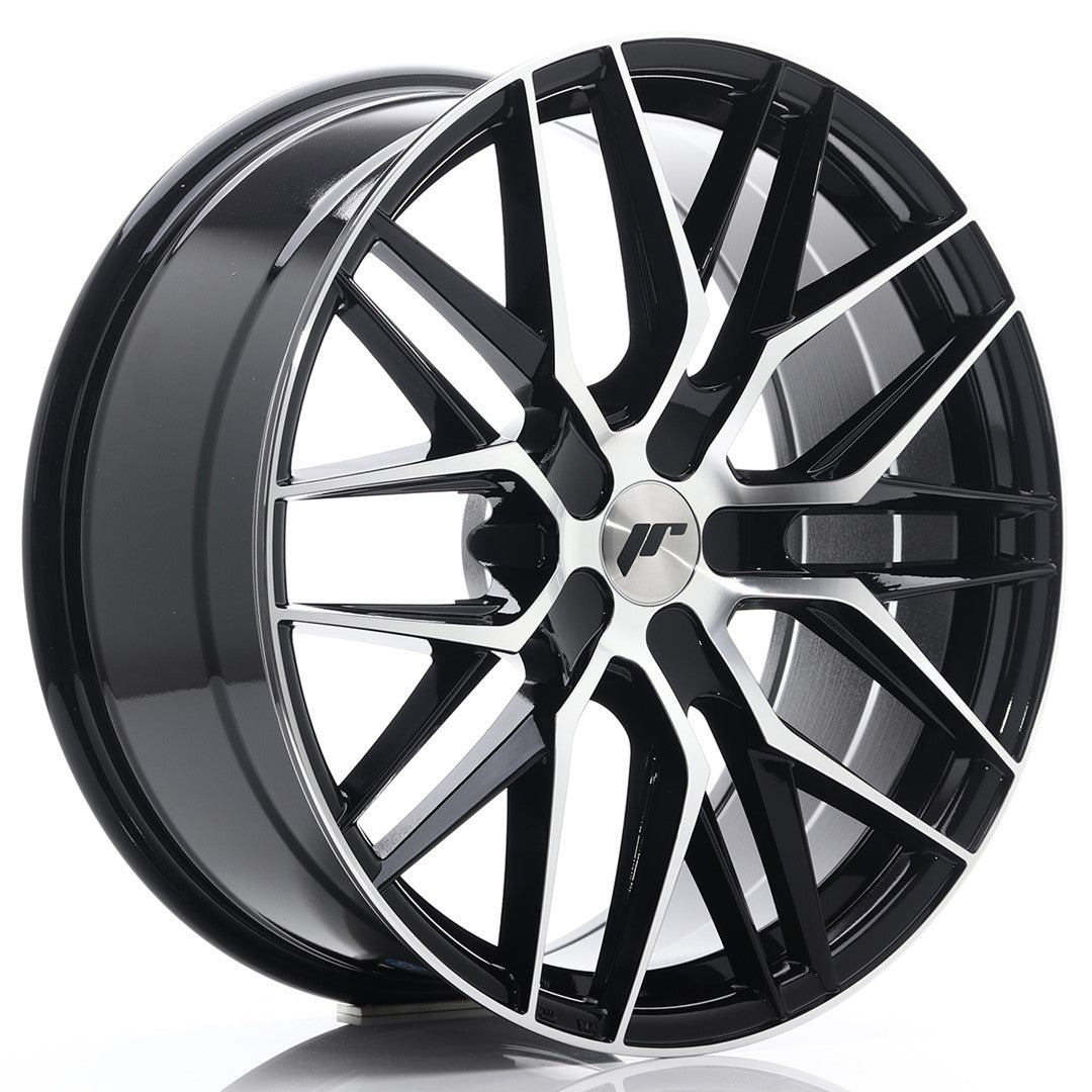 Llanta Japan Racing JR28 20x8,5 ET20-40 5H BLANK Gloss Black Machined Face