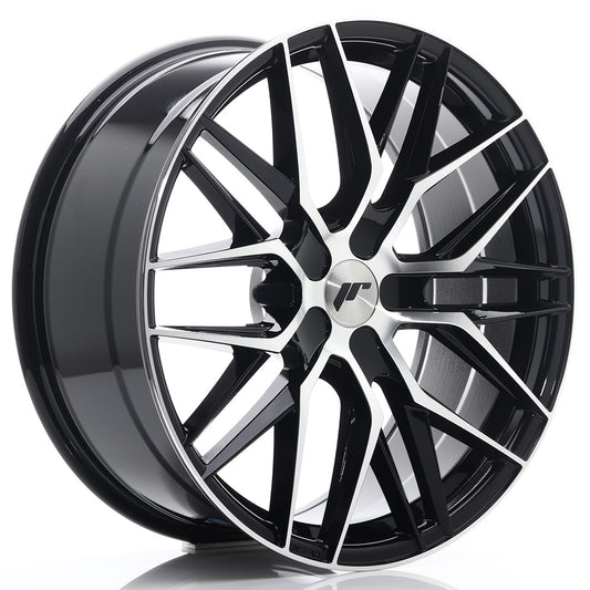 Llanta Japan Racing JR28 20x8,5 ET35 5x114,3 Gloss Black Machined