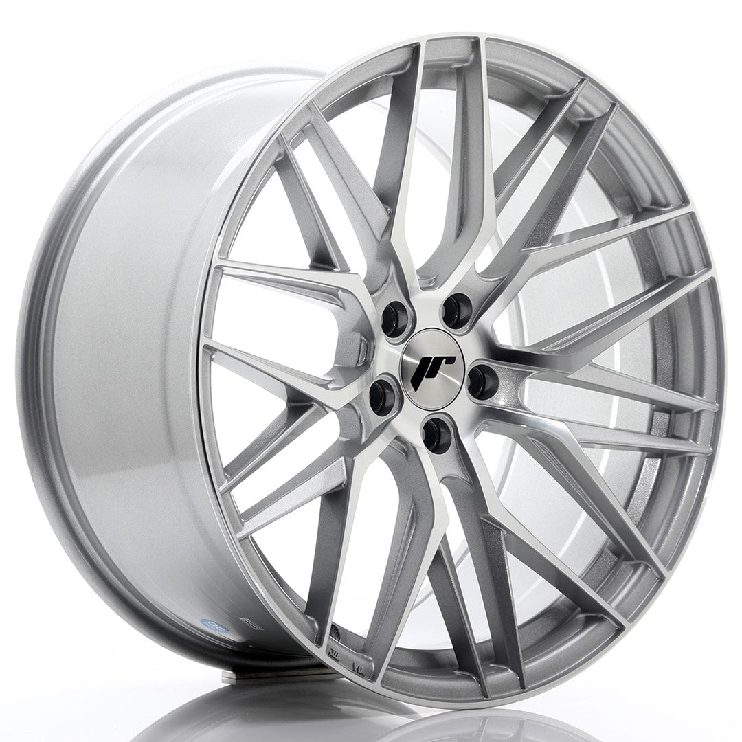 Llanta Japan Racing JR28 20x10 ET40 5x112 Silver Machined Face