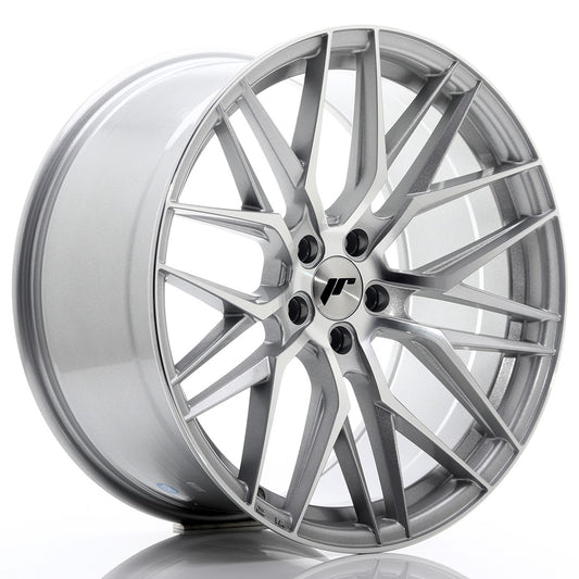 Llanta Japan Racing JR28 20x10 ET40 5x112 Silver Machined Face