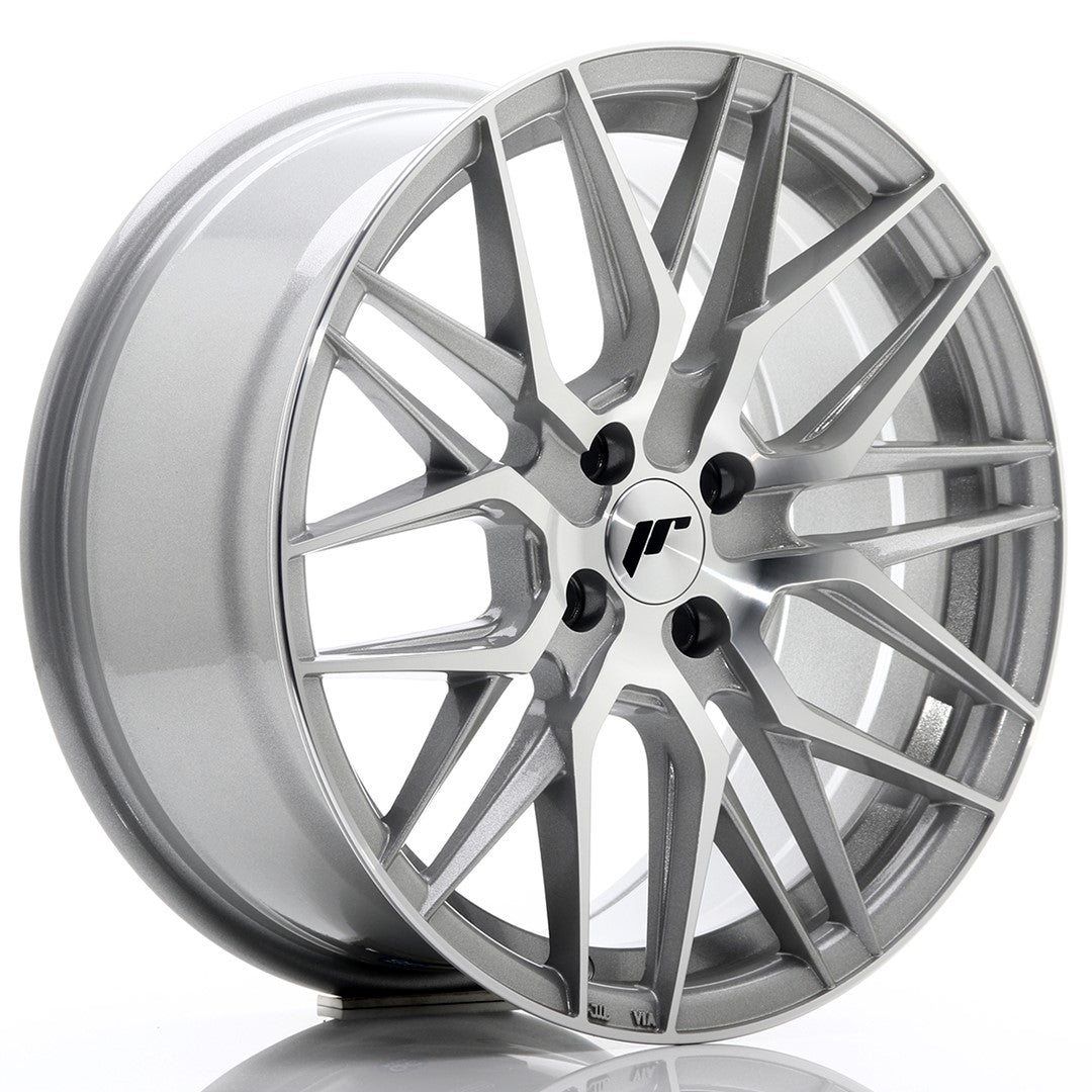 Llanta Japan Racing JR28 17x8 ET40 4x100 Silver Machined Face