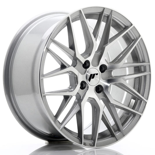 Llanta Japan Racing JR28 17x8 ET40 4x100 Silver Machined Face