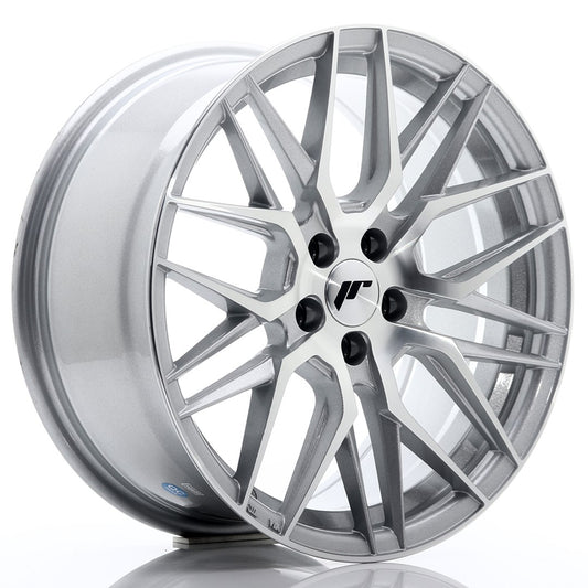 Llanta Japan Racing JR28 17x8 ET35 5x100 Silver Machined Face