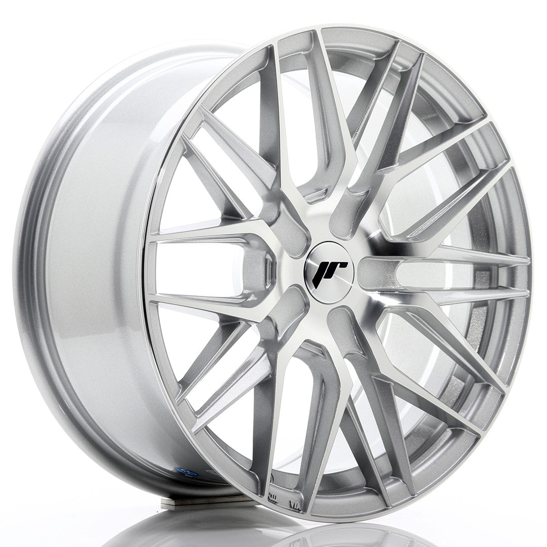 Llanta Japan Racing JR28 17x8 ET25-40 BLANK Silver Machined Face