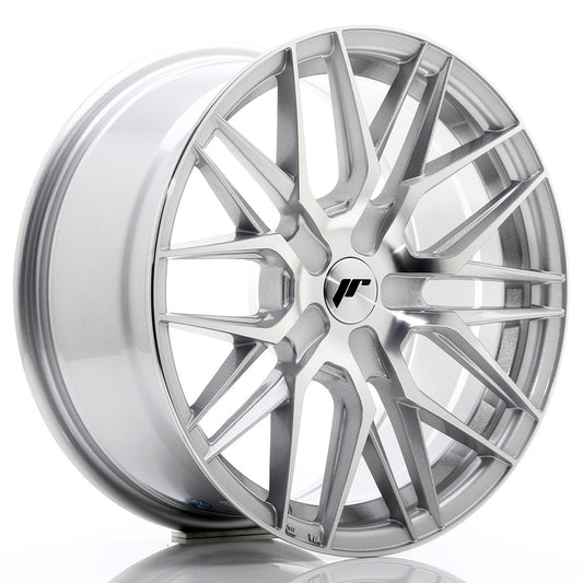 Llanta Japan Racing JR28 17x8 ET25-40 BLANK Silver Machined Face
