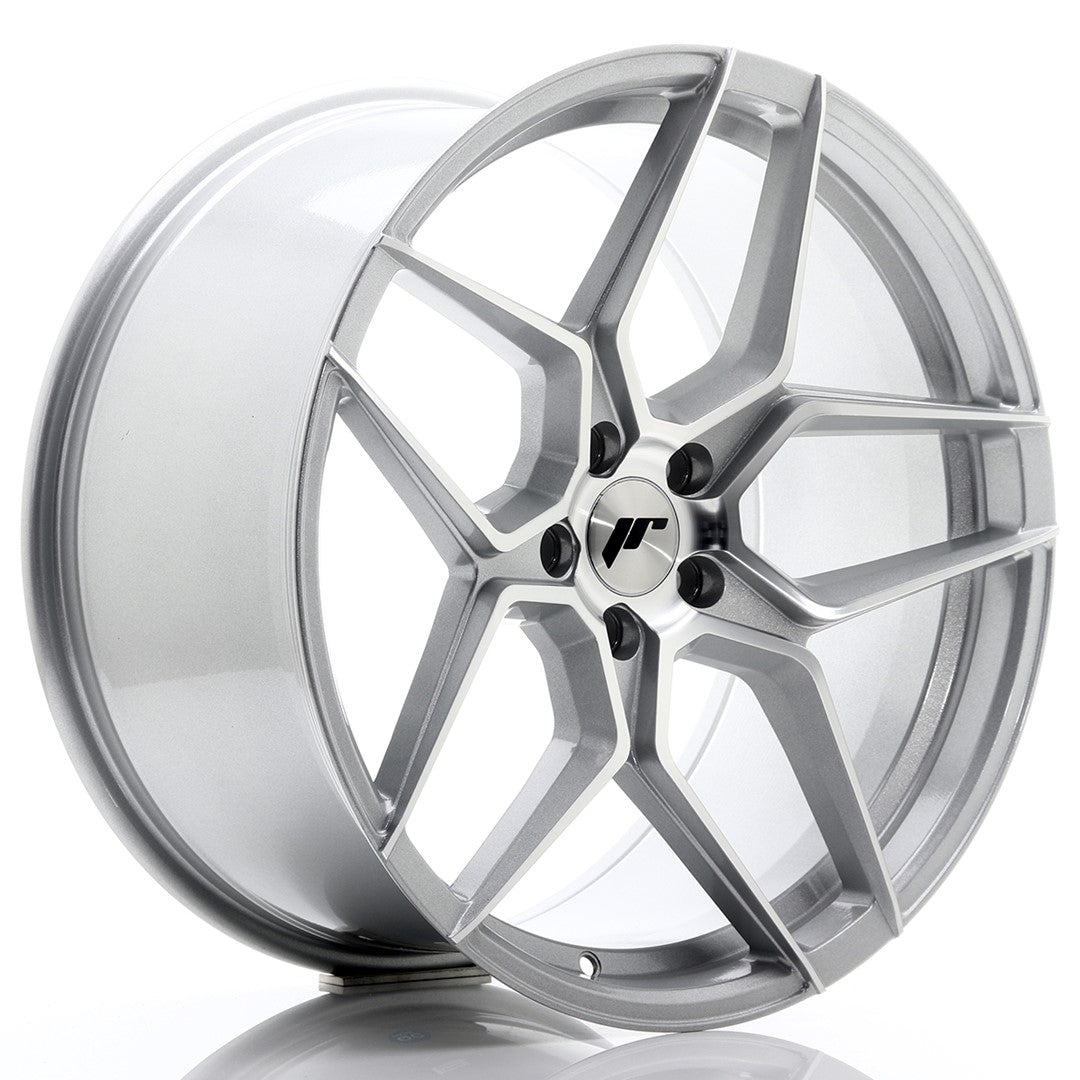 Llanta Japan Racing JR34 20x10 ET40 5x112 Silver Machined Face