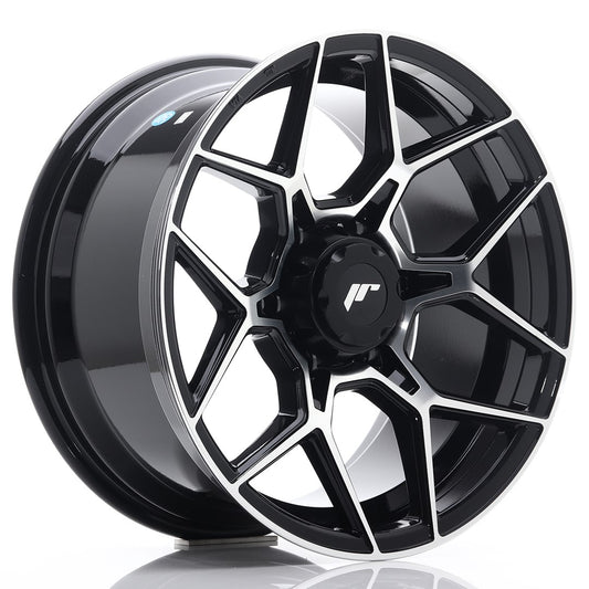 Llanta Japan Racing JRX9 18x9 ET18 6x139.7 Gloss Black Machined Face