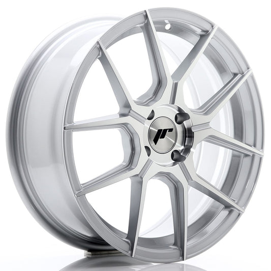 Llanta Japan Racing JR30 17x7 ET40 4x100 Silver Machined Face