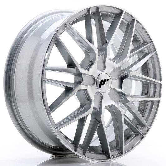 Llanta Japan Racing JR28 17x7 ET20-45 BLANK Silver Machined Face