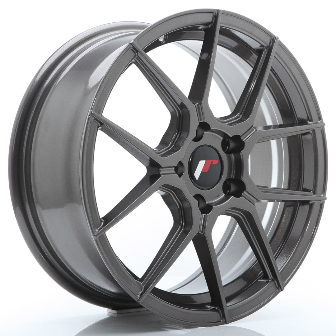Llanta Japan Racing JR30 17x7 ET35 5x120 Hyper Gray