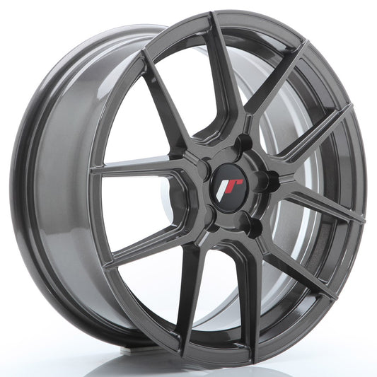 Llanta Japan Racing JR30 17x7 ET20-40 5H BLANK Hyper Gray