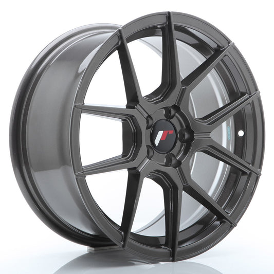 Llanta Japan Racing JR30 17x8 ET40 5x100 Hyper Gray