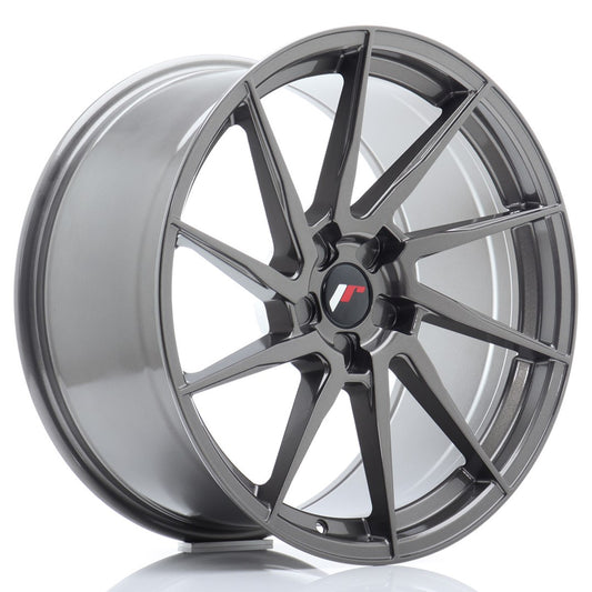 Llanta Japan Racing JR36 20x10 ET20-45 5H BLANK Hyper Gray
