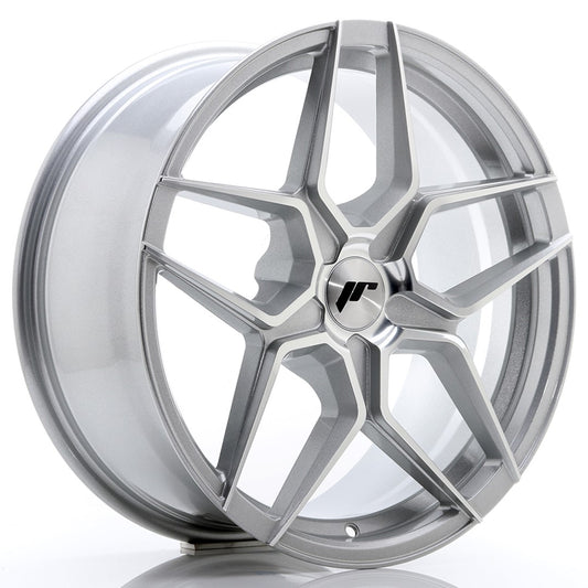 Llanta Japan Racing JR34 18x8 ET20-42 5H BLANK Silver Machined Face
