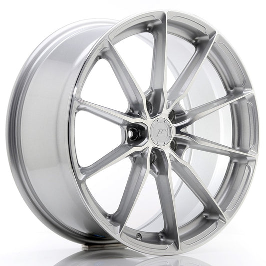 Llanta Japan Racing JR37 19x8,5 ET45 5x112 Silver Machined Face