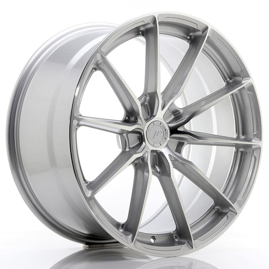 Llanta Japan Racing JR37 20x10 ET45 5x112 Silver Machined