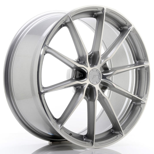 Llanta Japan Racing JR37 20x9 ET35 5x120 Silver Machined