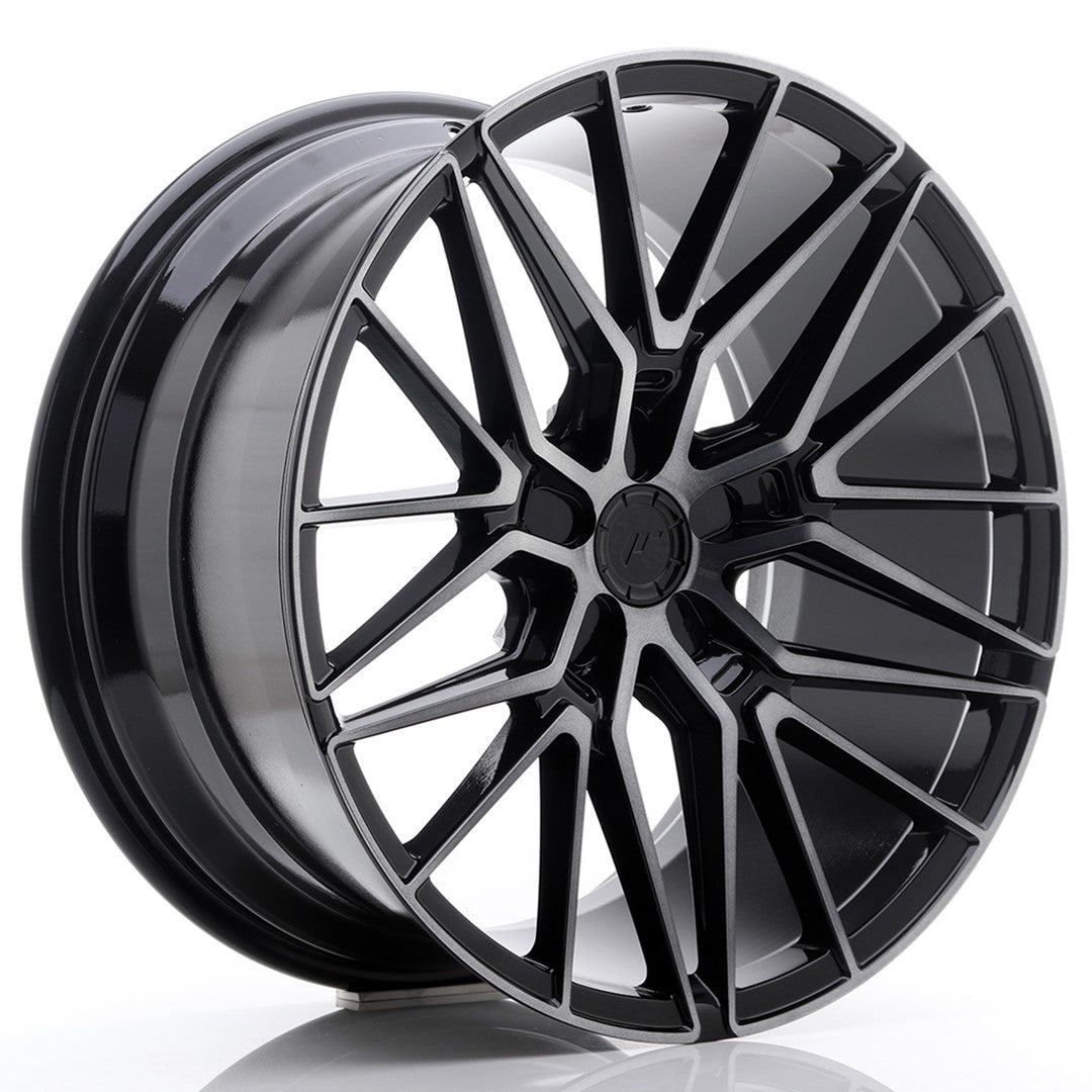 Llanta Japan Racing JR38 20x10 ET20-45 5H BLANK Black Brushed w/ Tinted Face