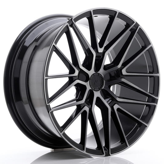 Llanta Japan Racing JR38 20x10 ET20-45 5H BLANK Black Brushed w/ Tinted Face