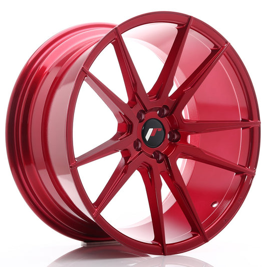 Llanta Japan Racing JR21 20x10 ET40 5x112 Platinum Red