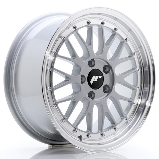 Llanta Japan Racing JR23 17x8 ET35 5x100 Hyper Silver w/ Machined Lip