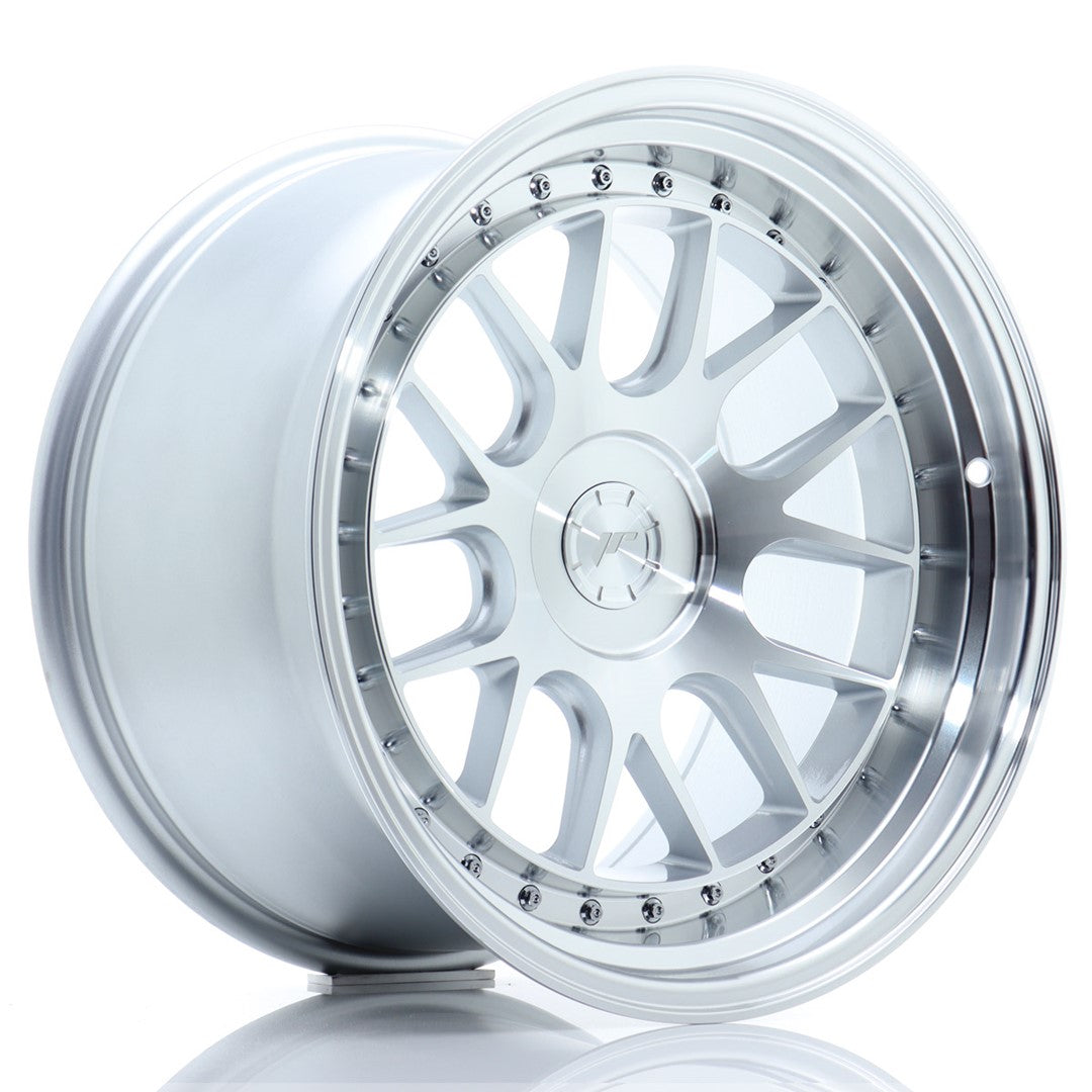 Llanta Japan Racing JR40 18x10,5 ET15-22 5H BLANK Silver Machined Face