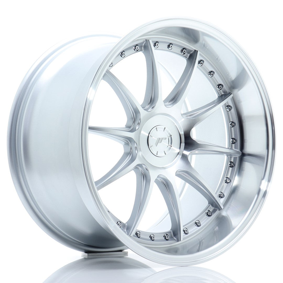 Llanta Japan Racing JR41 19x11 ET12-25 5H BLANK Silver Machined Face