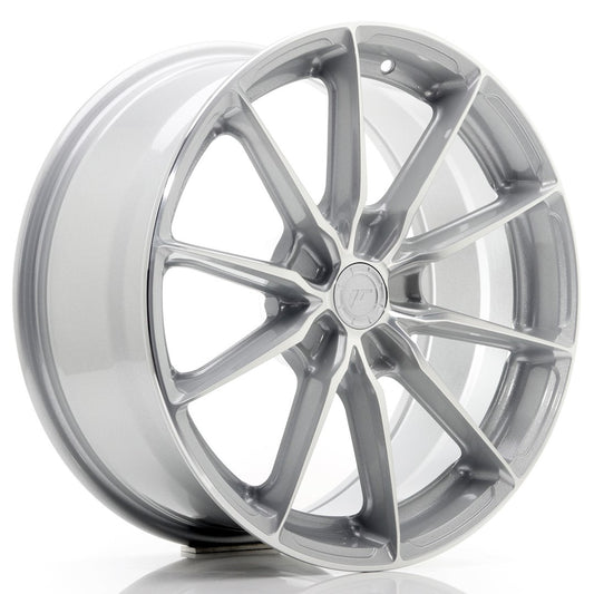 Llanta Japan Racing JR37 18x8 ET35 5x112 Silver Machined