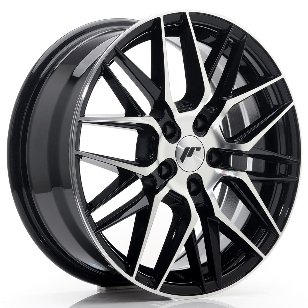 Llanta Japan Racing JR28 17x7 ET40 5x114,3 Gloss Black Machined Face