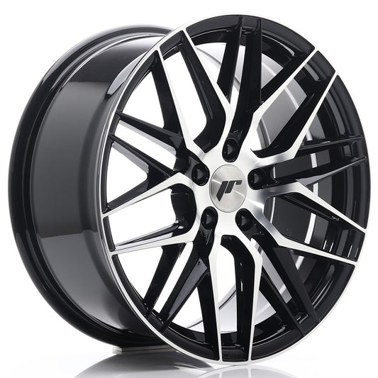 Llanta Japan Racing JR28 18x8,5 ET40 5x114,3 Gloss Black Machined Face