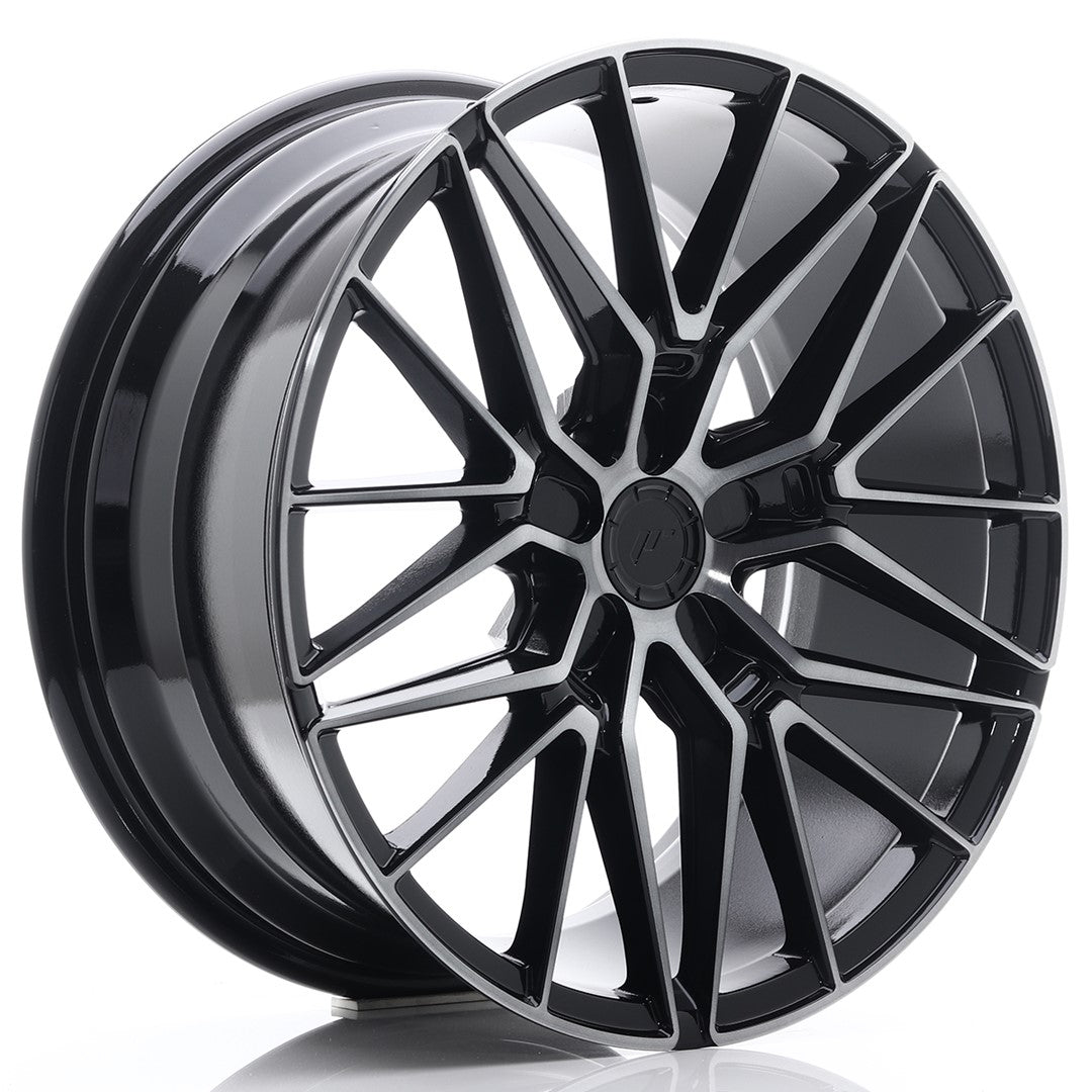 Llanta Japan Racing JR38 19x8,5 ET45 5x114,3 Black Brushed w/ Tinted Face